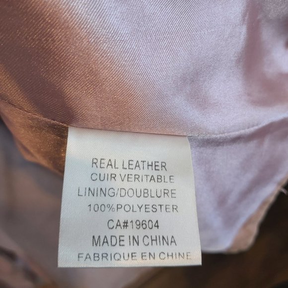 Suede Leather Jacket Pink - Picture 4 of 4